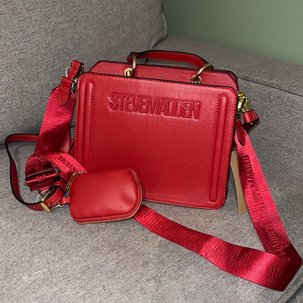 Red Steve Madden bag